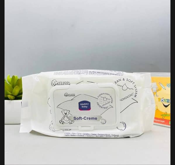 Soft cream wipes