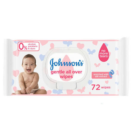 Johnson baby wipes
