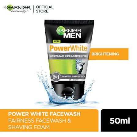 Garnier face wash men power White 50ml