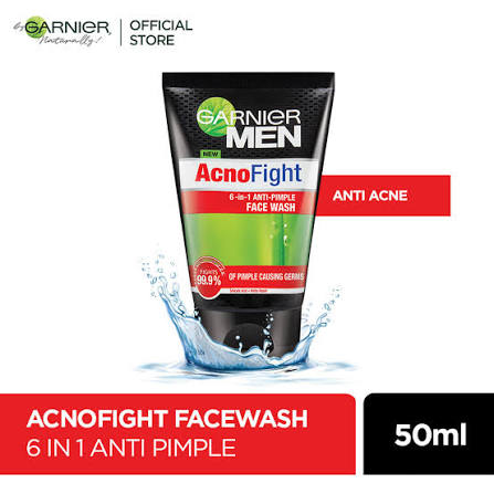 Garnier face wash men Acne fight 50ml